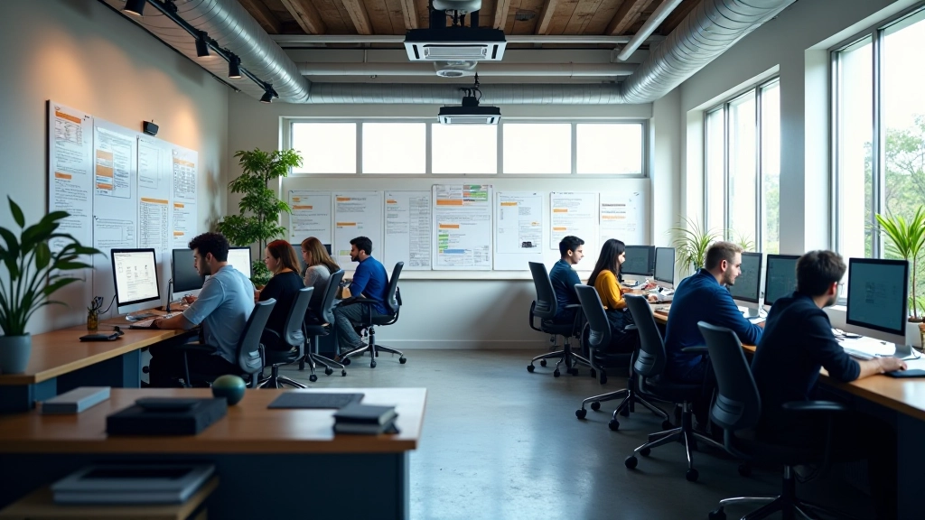 Our studio workspace where narrative designers collaborate on branching storylines
