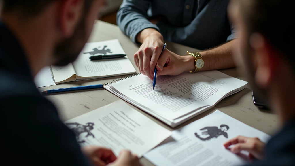 Character development narrative consultation session