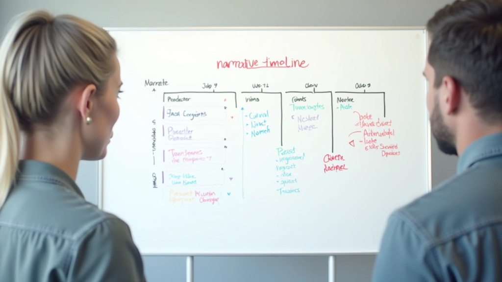 Player progression timeline showing emotional investment building from introduction through character development to major story decision points